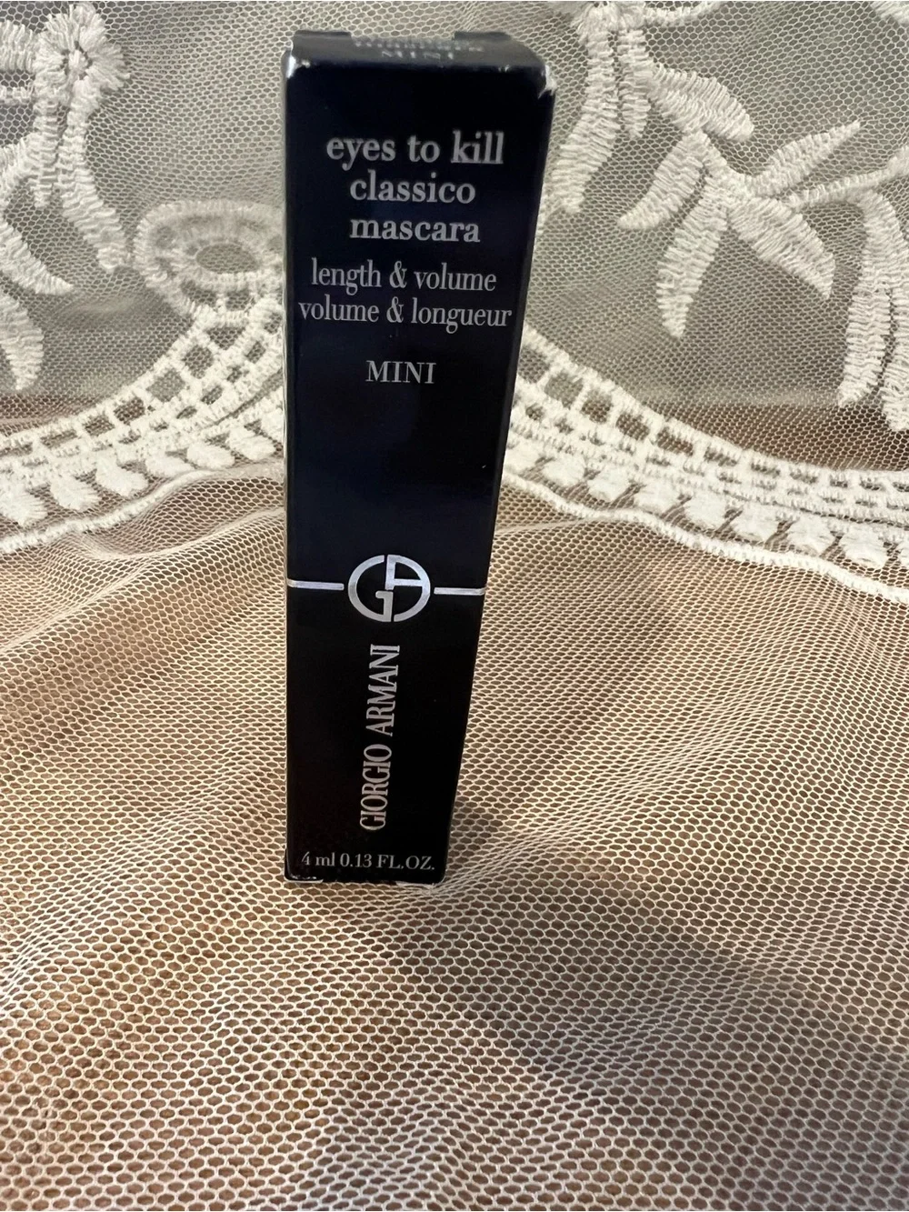 Giorgio Armani Eyes to Kill Classico Mascara Mini 4ml NEW